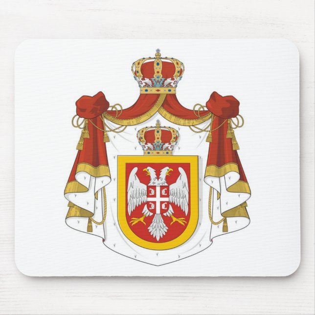 Kungarike av Serbia Musmatta (Framsidan)