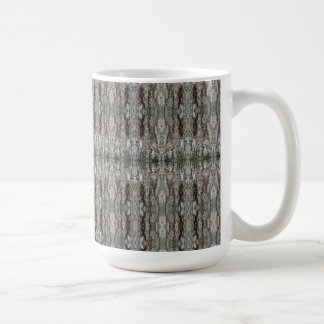 Kungarike Träd Bark Mönster Kaffemugg