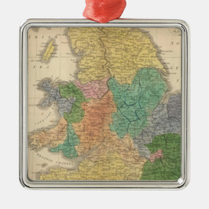 Kungariken av de Anglo saxonsna Julgransprydnad Metall