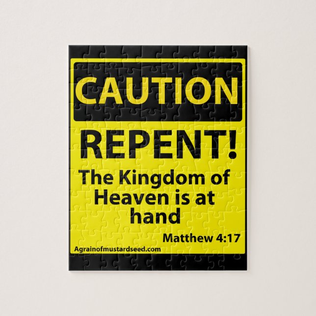 Kungariket av himmel är på räcker pussel (Vertikal)