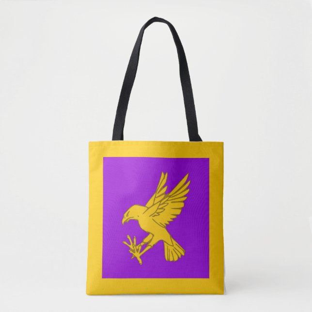 Kungariket Calontir Populace Badge Tote Bag Tygkasse (Framsida)