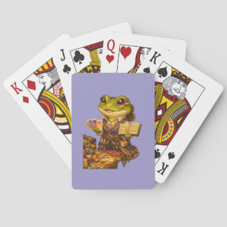Kungariket Designer Groda Karaktär Casinokort