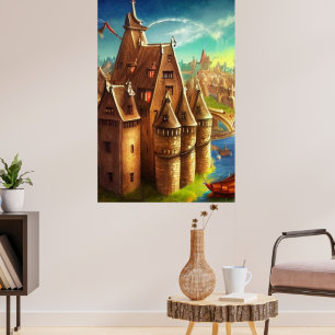 Kungariket Fantasy Digital Art Poster #03