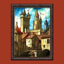 Kungariket Fantasy Digital Art Poster #07