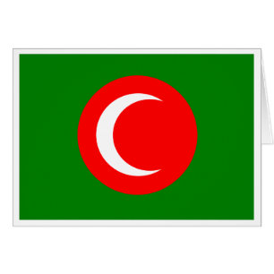 Kungariket Kurdistan Flagga (1922-1924, 1925) OBS Kort