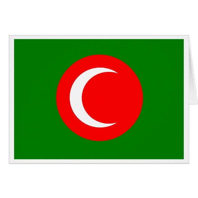 Kungariket Kurdistan Flagga (1922-1924, 1925) OBS Kort (Framsidan Horizontal)