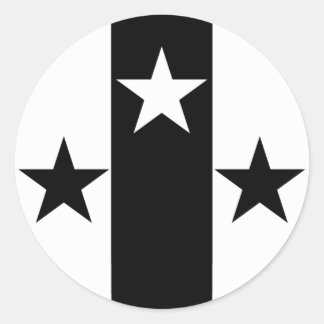 Kungariket Meridies Populace Badge Runt Klistermärke