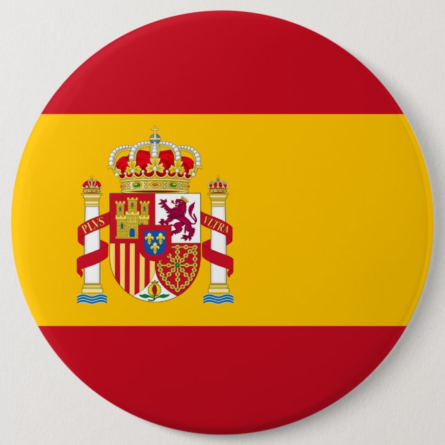 Kungariket Spaniens flagga Knapp (Framsida)