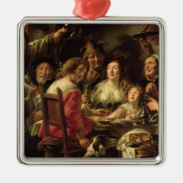 Kungdrinkarna Julgransprydnad Metall (Framsidan)