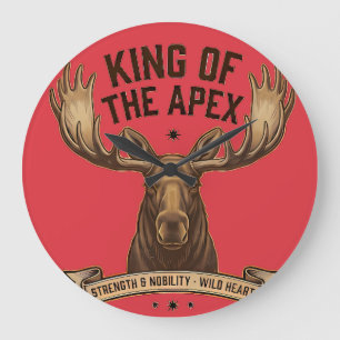 Kungen av Apex - Vintage Amerikansk Älg Stor Klocka