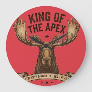Kungen av Apex - Vintage Amerikansk Älg Stor Klocka