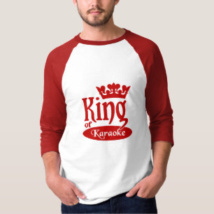 Kungen av Karaokeskjortan - välj stil & färga T-shirt