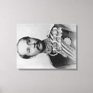 Kungen Chulalongkorn Rama V av Thailand Canvastryck