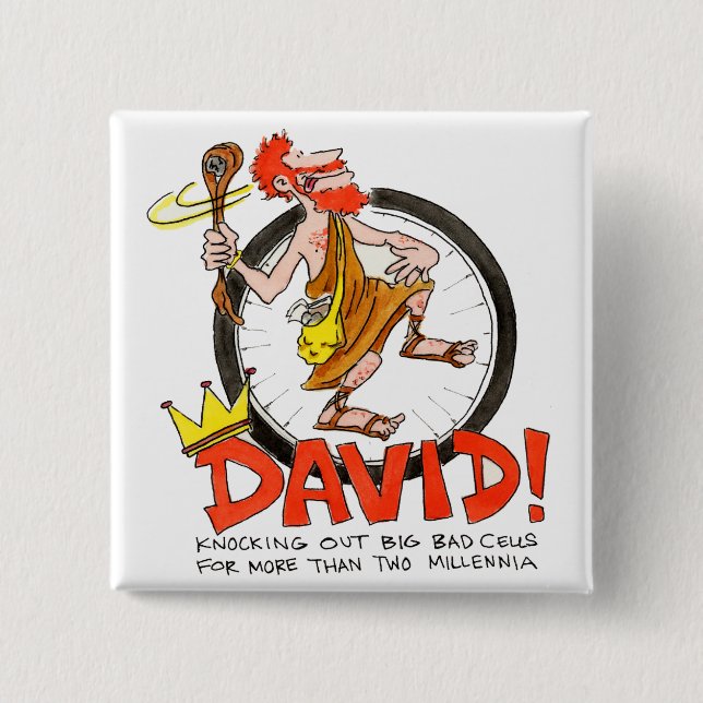 Kungen David knäppas Knapp (Framsida)