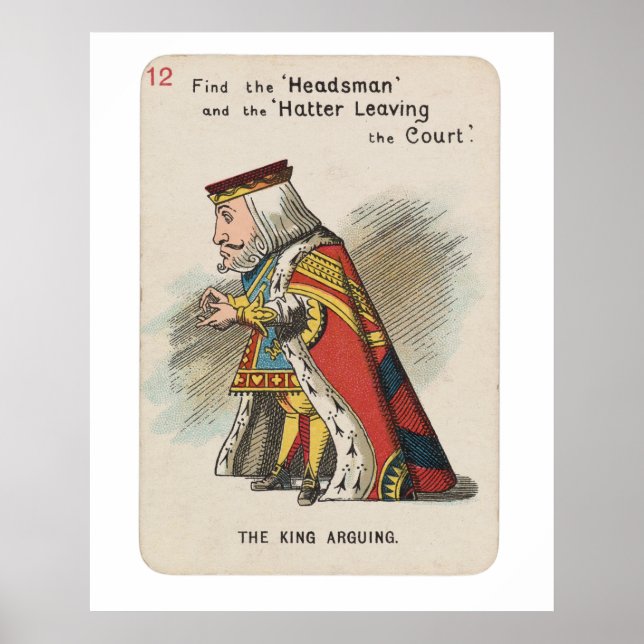 KUNGEN DISKUTERAR - ALICE I UNDERLAND POSTER (Framsidan)