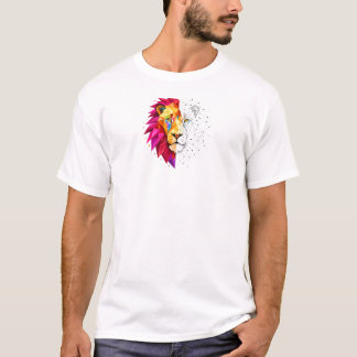 Kungen - Majestätiskt Lejonporträtt T Shirt