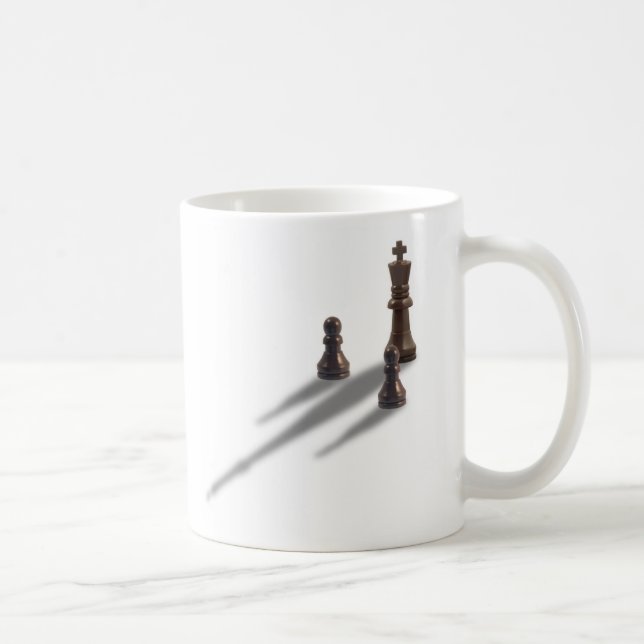 Kungen och två pantsätter kaffemugg (Höger)