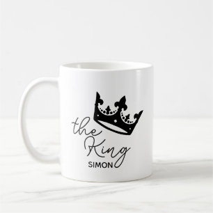 Kungen Personlig Kronmugg Gåva make Kaffemugg