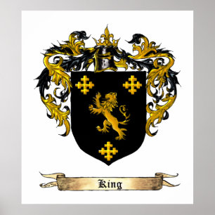 Kungen skyddar/vapenskölden poster