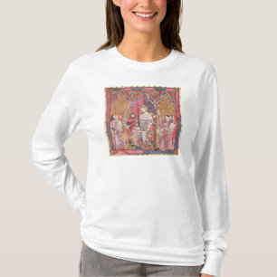 Kungen som administrerar rättvisa t-shirt