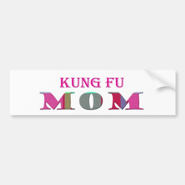 KungFuMamma Bildekal (Framsidan)