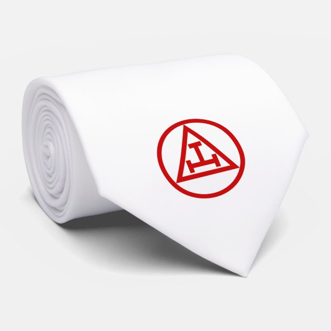 Kunglig Ark Masonisk Frimurare Monogram Slips (Rullad)
