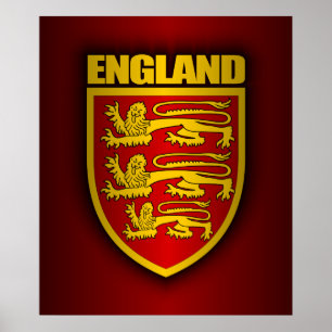 Kunglig ärmar av England Poster