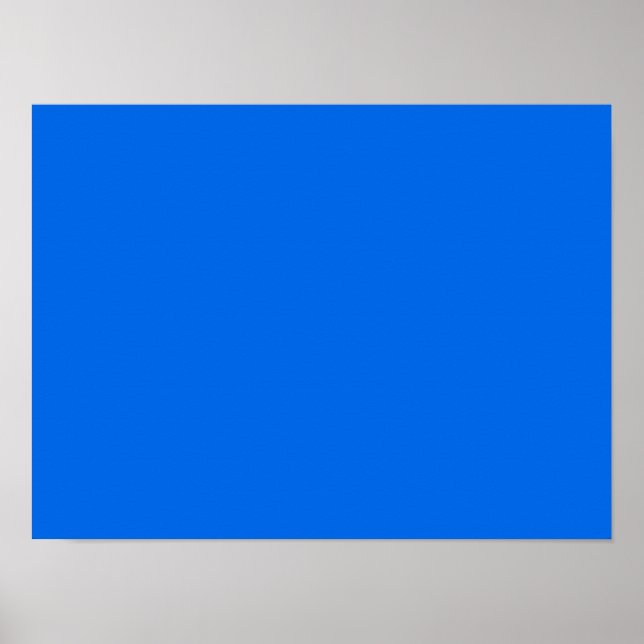 Kunglig Azurblå Poster (Framsidan)