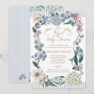 Kunglig Baby Shower Inbjudningar
