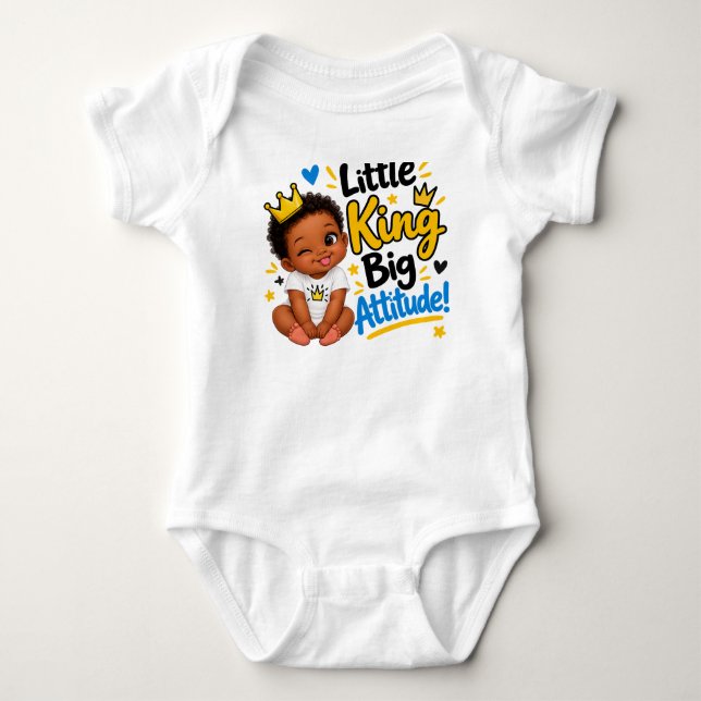 Kunglig Babyattityd" T Shirt (Framsida)
