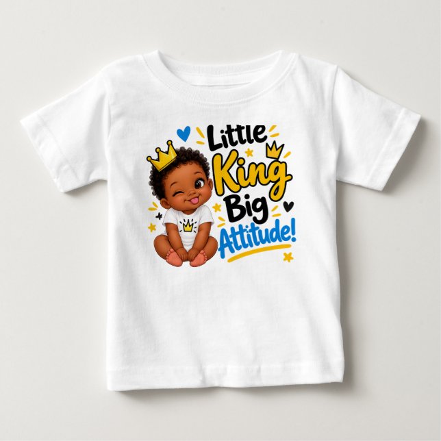 Kunglig Babyattityd" T Shirt (Framsida)