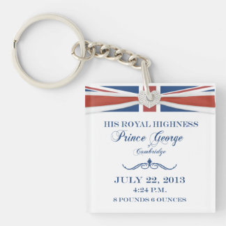 Kunglig babyPrince George Jubileums- Keychain