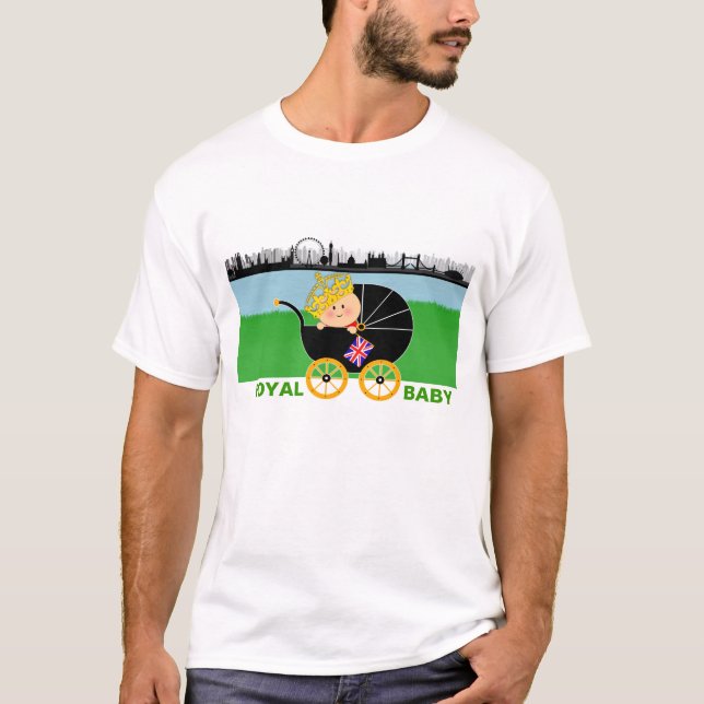 Kunglig babyskjorta tröja (Framsida)