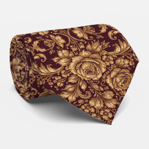 Kunglig Barock Blommig Elegans Slips