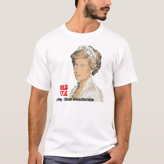 Kunglig bebis - Diana Princess T-shirt (Framsida)