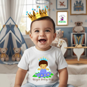 Kunglig bebispojke t shirt
