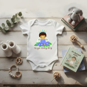 Kunglig bebispojke t shirt