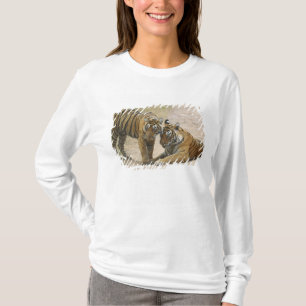 Kunglig Bengalisk Tiger och unge - Vidrör varandra Tee