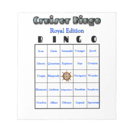Kunglig Bingo Anteckningsblock