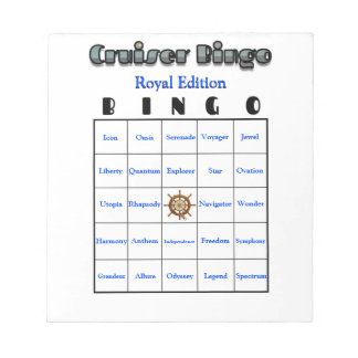 Kunglig Bingo Anteckningsblock
