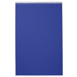 Kunglig blå höst elegans kalender