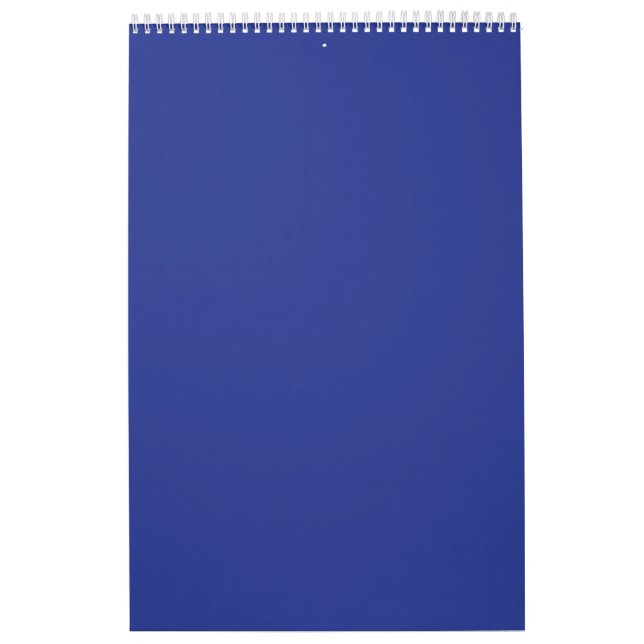 Kunglig blå höst elegans kalender (Omslag)