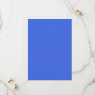 Kunglig blå och vit spara datumet – kan anpassas