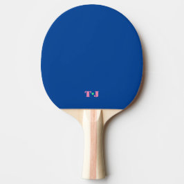 Kunglig blå pingisracket