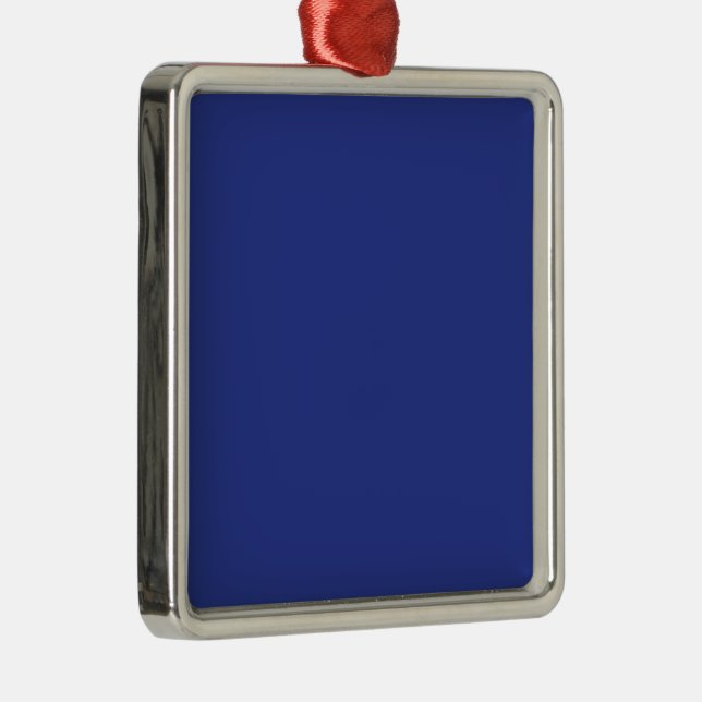 Kunglig blå semester elegans julgransprydnad metall (Höger)