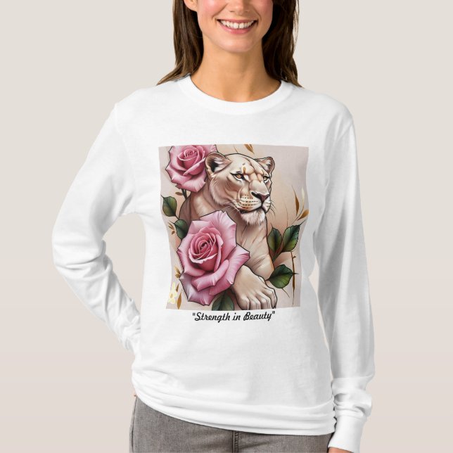 "Kunglig blomning" T Shirt (Framsida)