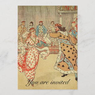 Kunglig bollinbjudan inbjudningar