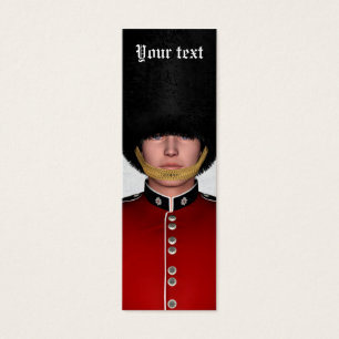 Kunglig brittisk gardist, London, Storbritannien Litet Visitkort