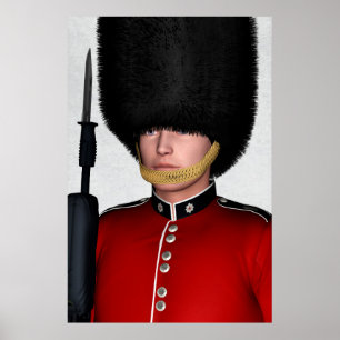 Kunglig brittisk gardist, London, Storbritannien Poster