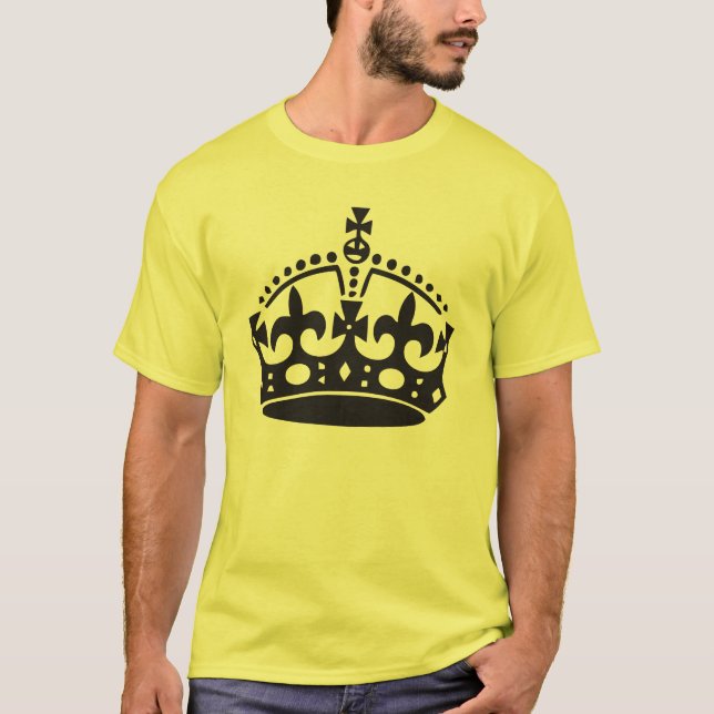 Kunglig brittisk krona t shirt (Framsida)